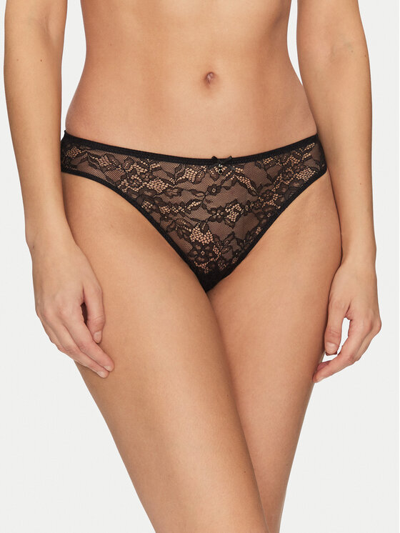 Guess Guess Klasické kalhotky O5RE09 KBGT0 Černá Regular Fit