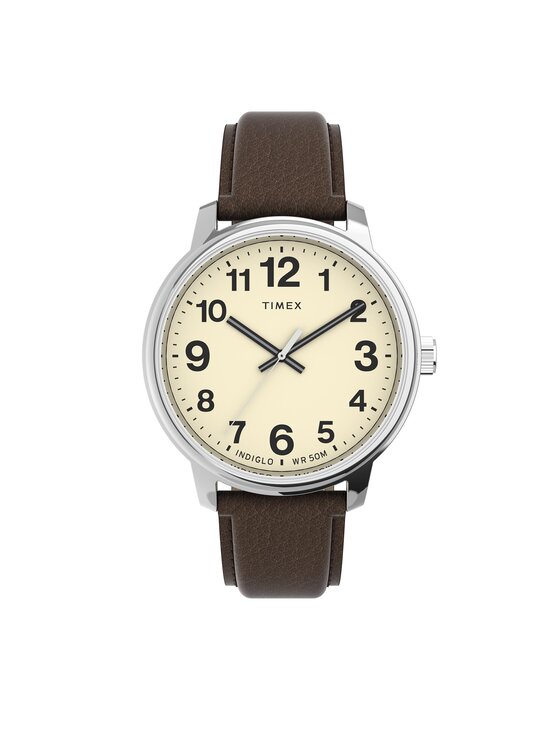Ceas Timex Easy Reader TW2V21300 Brown/Silver