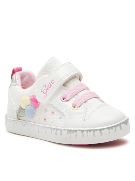 Geox Sneakersy B Kilwi Girl B35D5B00954C1000 M Biały | Modivo.pl