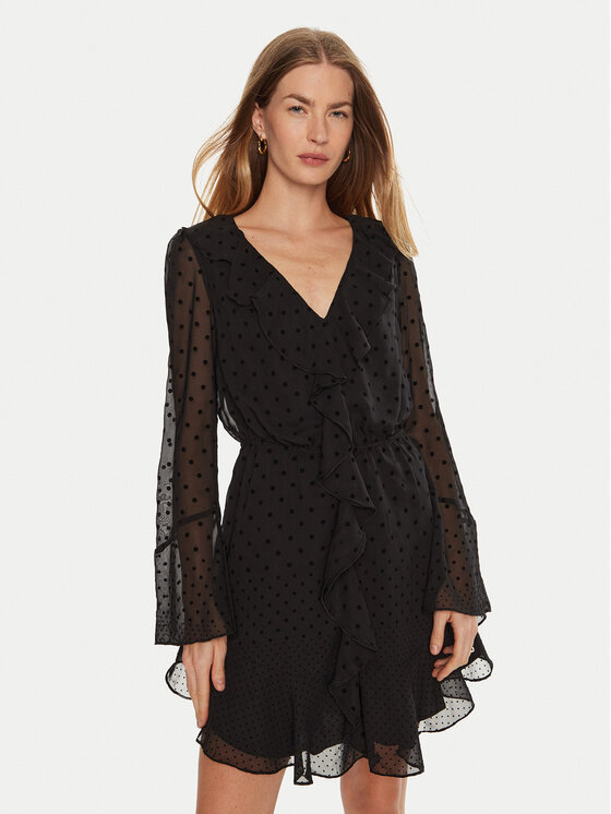 Guess Guess Повсякденна сукня Olympe W4BK38 WGLF0 Чорний Regular Fit