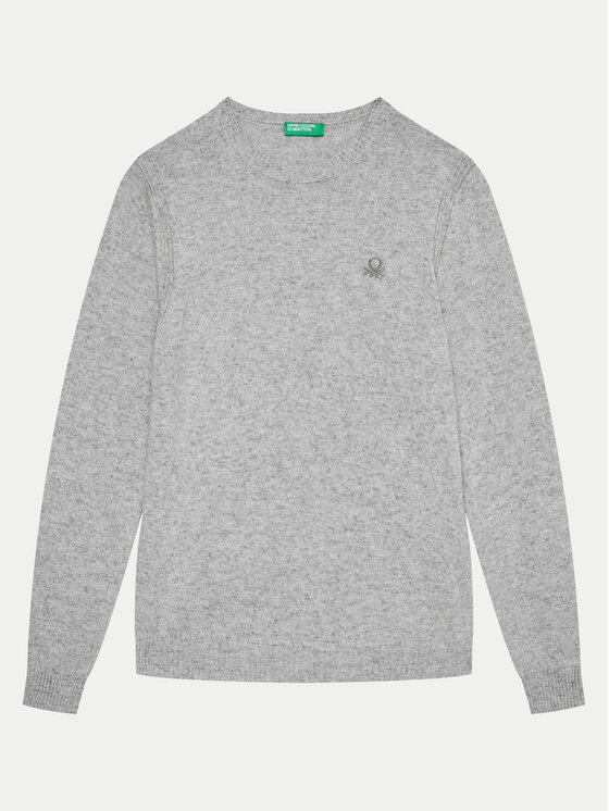 United Colors Of Benetton Sveter 1032C106W Sivá Regular Fit