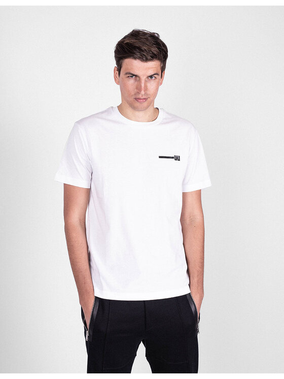 Les Hommes Les Hommes T-Shirt UHT214 700P | Typography T-Shirt Μαύρο Regular Fit