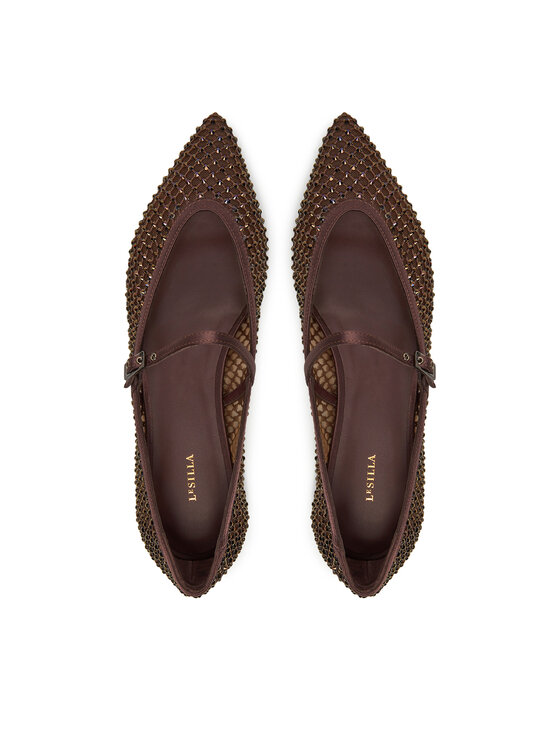 Le Silla Le Silla Балетки 9026C020MTPPSAS 748 Коричневий