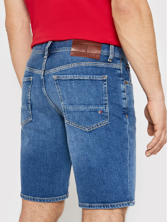 Tommy Hilfiger Tommy Hilfiger Džínsové šortky Brooklyn MW0MW18035 Tmavomodrá Regular Fit