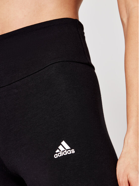 adidas adidas Legíny Loungewear Essentials Logo GL0633 Černá Slim Fit