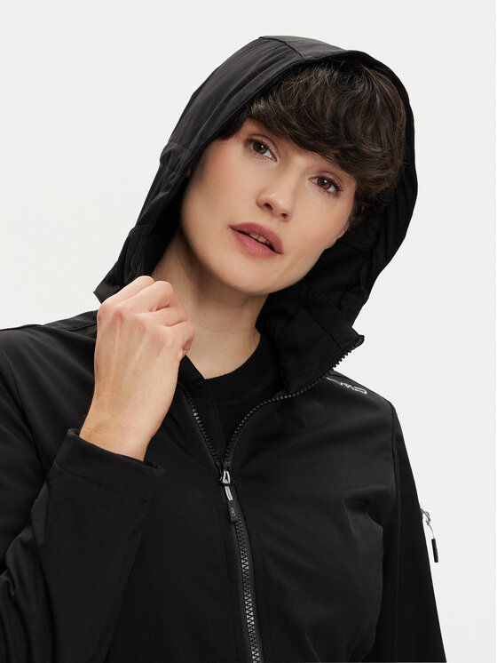 CMP CMP Geacă de ploaie 39A5016 Negru Regular Fit
