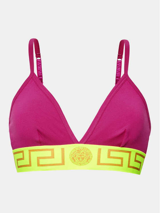 Versace Sutien Bralette Greca 1000656 Negru