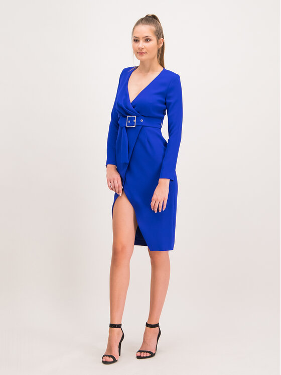 PINKO Pinko Kokteiļkleita 20192 PBK2 1B146K.4575 Zils Regular Fit