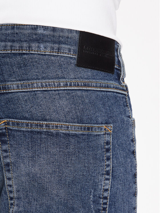 Lindbergh Lindbergh Jeans hlače 30-050002DAW Modra Slim Fit