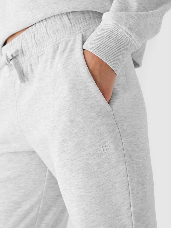 4F 4F Pantaloni da tuta 4FWMM00TTROF1137-27M Grigio Regular Fit
