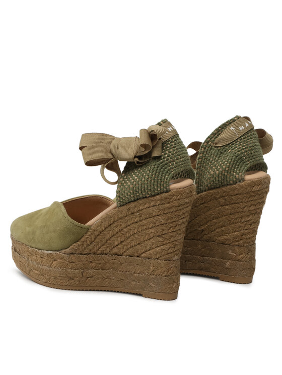 Manebi Manebi Espadrillas Shaped Wedge Espadrilles R 2.1 WH Verde