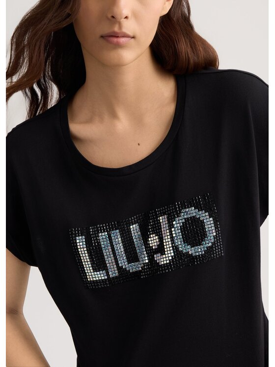 Liu Jo Liu Jo Koszulka plażowa VA5151JS923N9241 Czarny