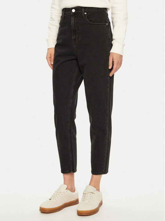 Tommy Jeans Tommy Jeans Džinsi DW0DW20369 Melns Mom Fit