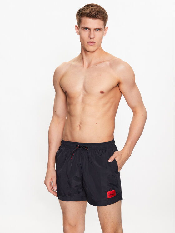 HUGO Hugo Szorty kąpielowe Dominica 50493450 Czarny Regular Fit