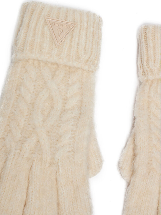 Guess Guess Дамски ръкавици AW5211 POL02 Екрю