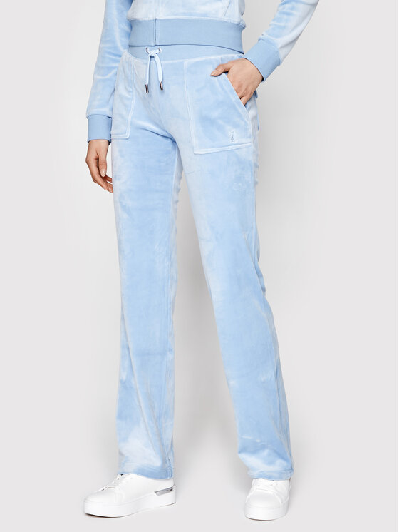 Juicy Couture Spodnji del trenirke Del Ray JCAP180 Modra Regular Fit