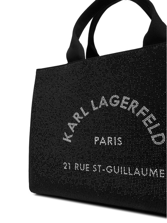 KARL LAGERFELD KARL LAGERFELD Ročna torba A4W50011 Črna