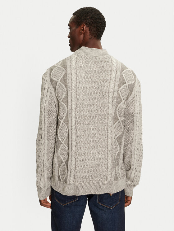 Brave Soul Brave Soul Kardiganas MK-248ASHBERY Pilka Regular Fit