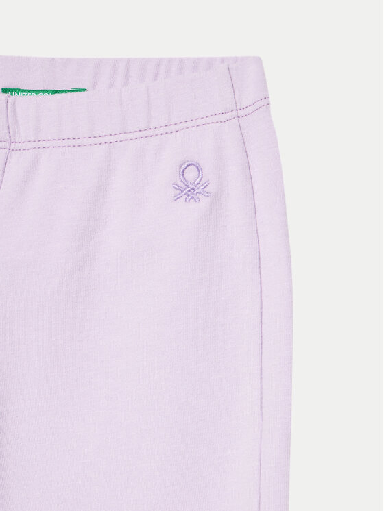 United Colors Of Benetton United Colors Of Benetton Legginsy 3DKEGF028 Fioletowy Flare Fit