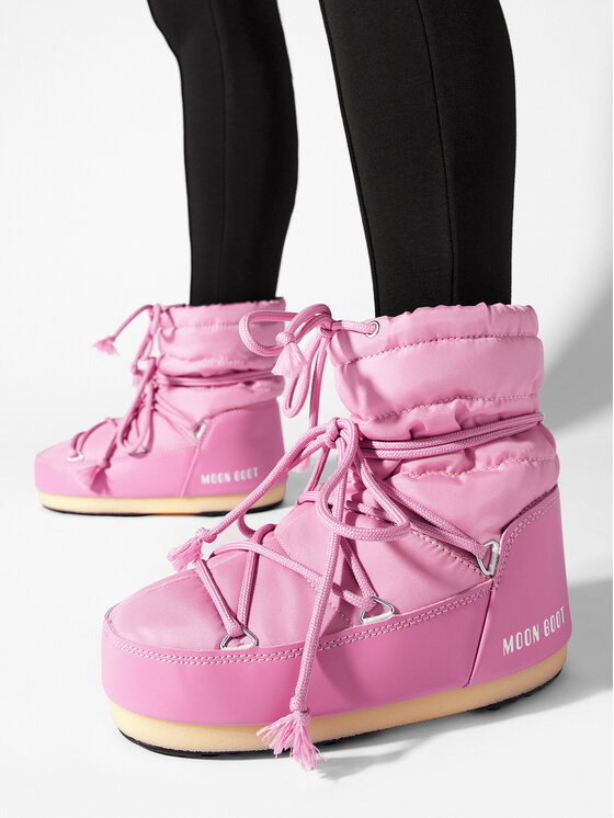 Moon Boot Moon Boot Śniegowce Light Low Nylon 14600100004 Różowy