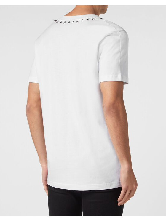 PHILIPP PLEIN PHILIPP PLEIN T-Shirt 14849 Biały Regular Fit