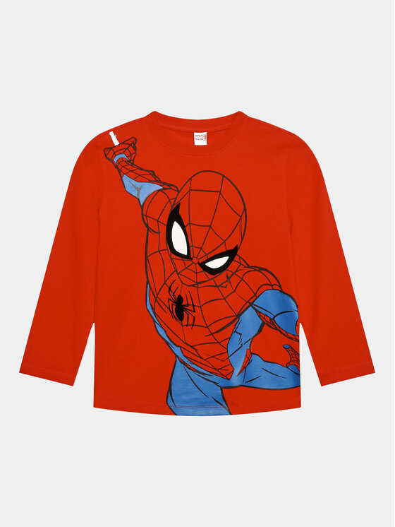 OVS Bluza SPIDER-MAN 1816151 Rdeča Regular Fit