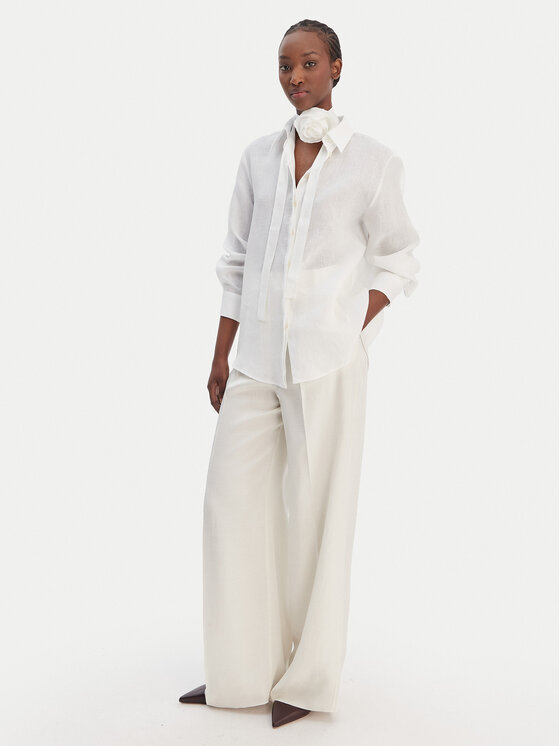 Marella Marella Krekls Editore 2613111084 Balts Regular Fit