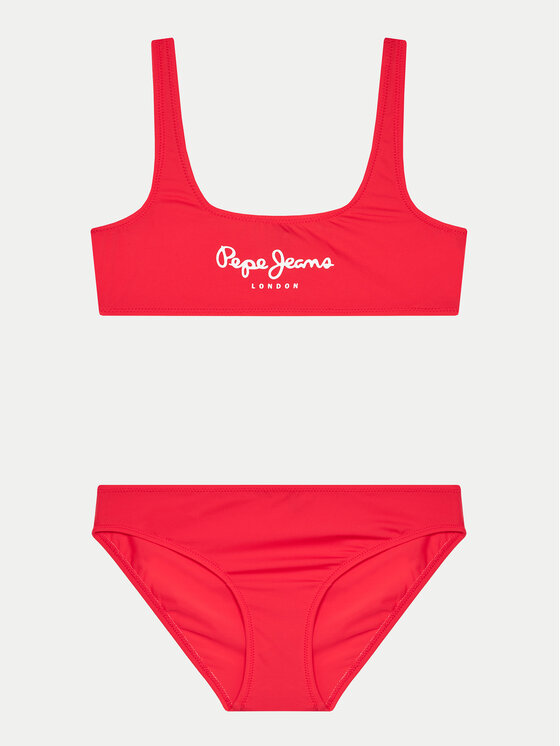 Pepe Jeans Pepe Jeans Μαγιό Pepe Sc Bikini Set PGB10406 Κόκκινο