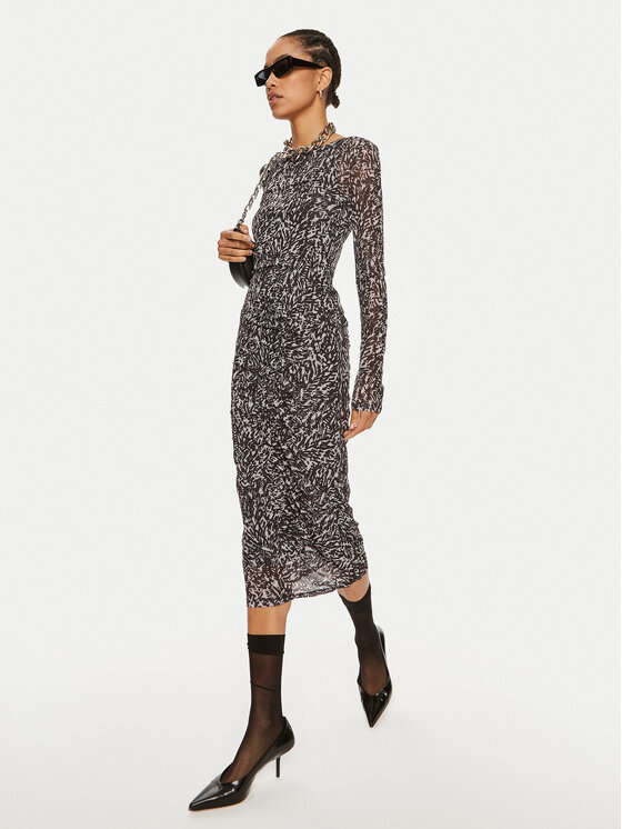 Patrizia Pepe Patrizia Pepe Kokteiļkleita 8A1344 J221 YA19 Melns Regular Fit