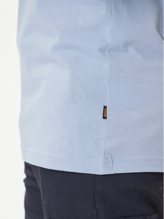 BOSS BOSS Majica Te_Animali 50546362 Mornarsko modra Regular Fit