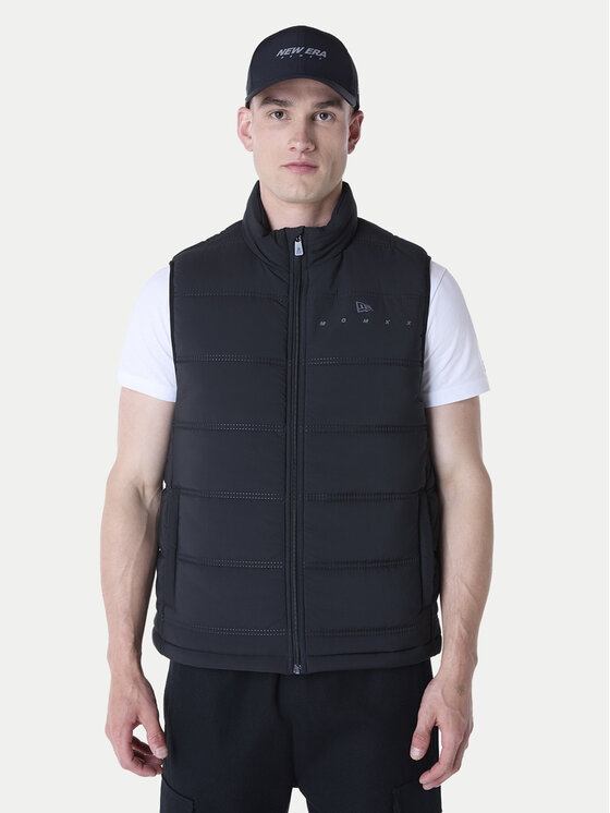 New Era Športová vesta 60596271 Čierna Regular Fit