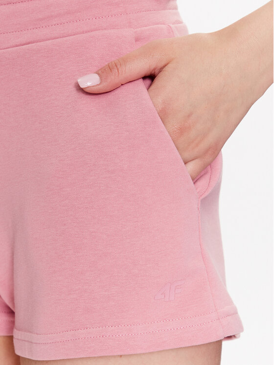4F 4F Αθλητικό σορτς 4FSS23TSHOF175 Ροζ Regular Fit
