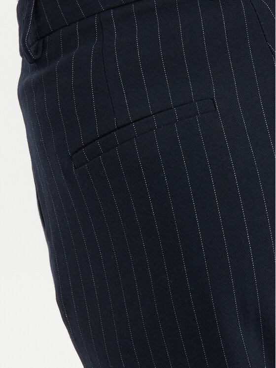 Morgan Morgan Auduma bikses 242-PLENO.F Tumši zils Flare Fit
