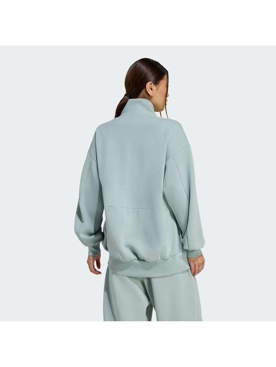 adidas adidas Kurtka do biegania 151549 Zielony Loose Fit