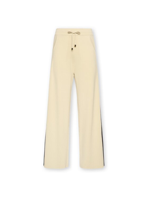 Elena Mirò Elena Mirò Spodnie materiałowe P6041000004N002 Kremowy Flare Fit