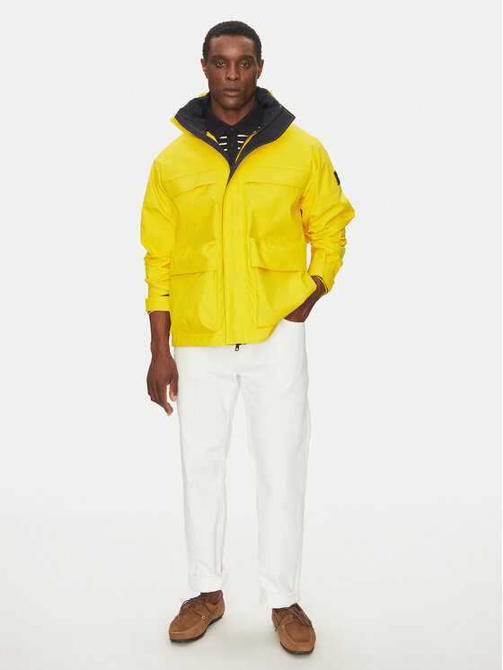 Tommy Hilfiger Tommy Hilfiger Μπουφάν μεταβατικό Regatta Mid Length Jacket MW0MW39200 Κίτρινο Loose Fit