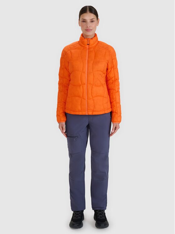 4F 4F Outdoorová bunda 4FWSS25TDJAF531-70S Oranžová Slim Fit
