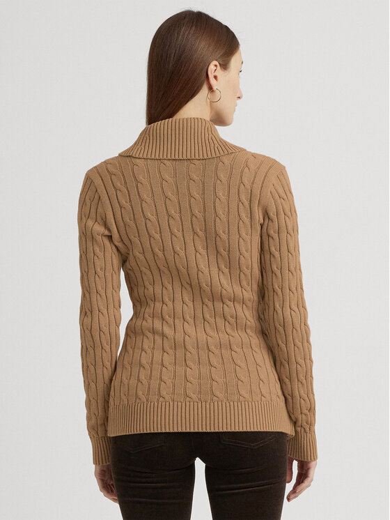 LAUREN RALPH LAUREN LAUREN RALPH LAUREN Sweter 200808258002 Beżowy Regular Fit