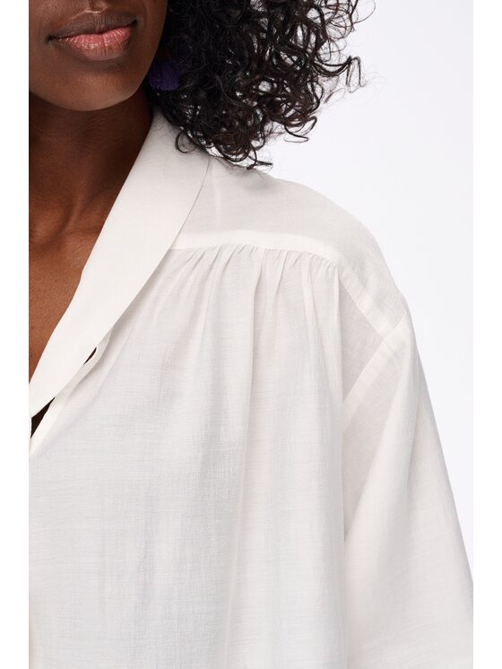 blue shadow blue shadow Bluzka Lea Écru Regular Fit