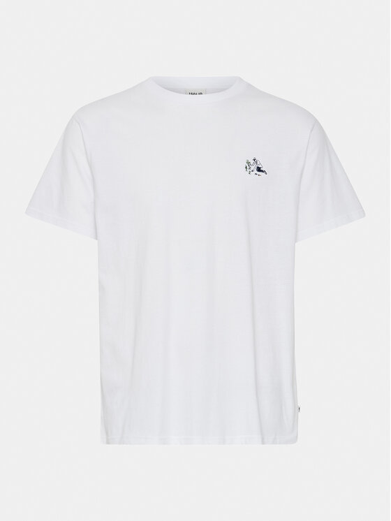 Solid Solid T-shirt Ilias 21108139 Bijela Regular Fit