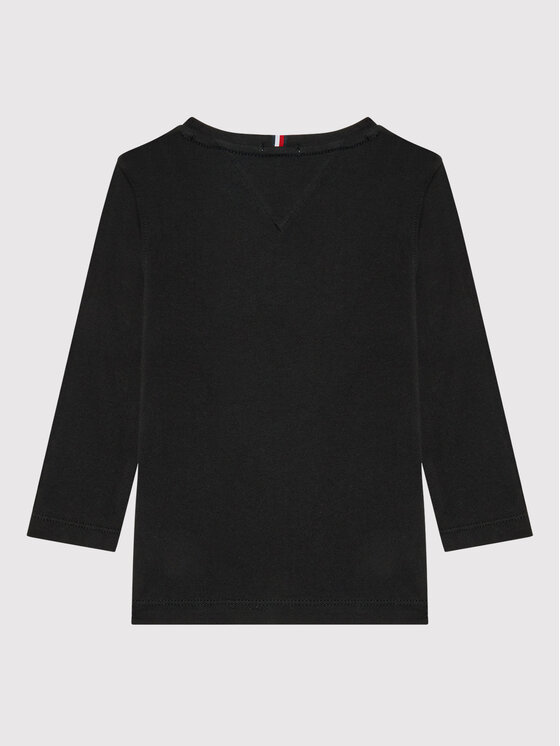 Tommy Hilfiger Tommy Hilfiger Blūze Essential KS0KS00202 D Melns Regular Fit