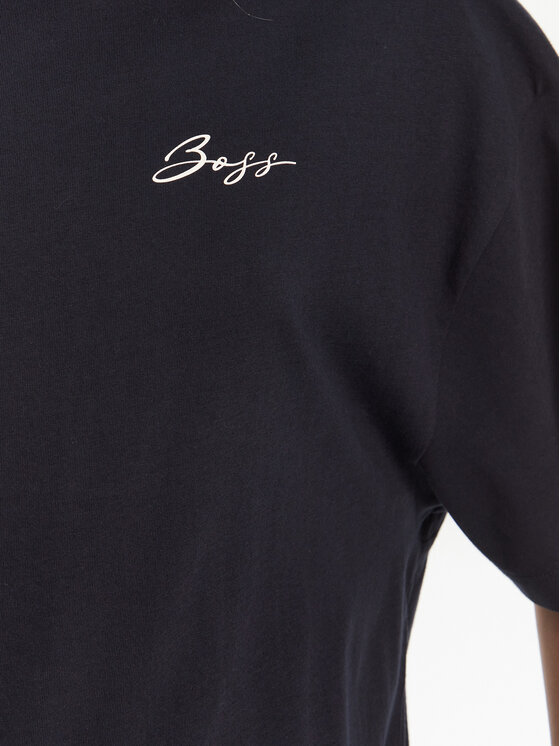BOSS BOSS T-särk C_Eboyfriend_4 50540441 Tumesinine Relaxed Fit