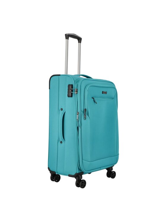 D&N D&N Komplet walizek 180799 Błękitny