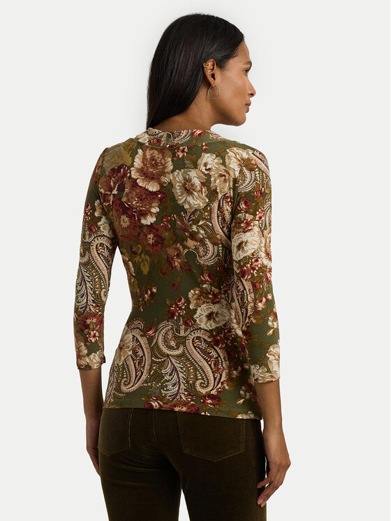 LAUREN RALPH LAUREN LAUREN RALPH LAUREN Blúz 200951314001 Zöld Regular Fit
