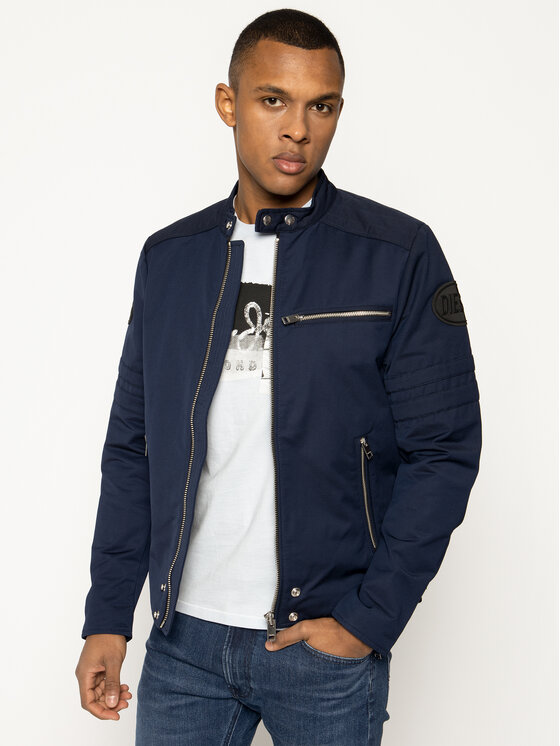 Diesel winterjacke blau