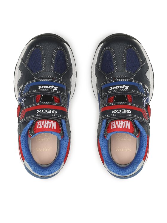 Geox Geox Sneakersy SPIDER-MAN J Tuono B. B 35AXB 014BU C0735 S Tmavomodrá