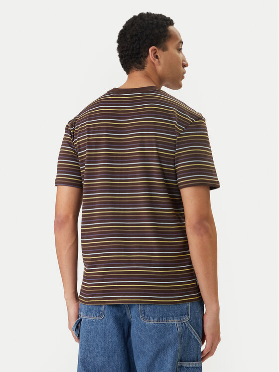 Element Element Majica Icon Label Pocket ELYKT00198 Pisana Regular Fit