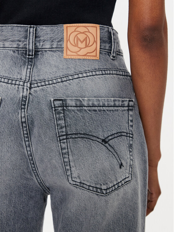 Marella Marella Τζιν 2423186034 Γκρι Wide Leg