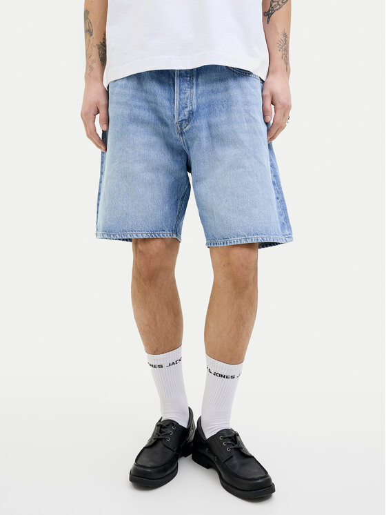 Jack&Jones Pantaloncini di jeans Tony 12269533 Blu Loose Fit, taglia : XL