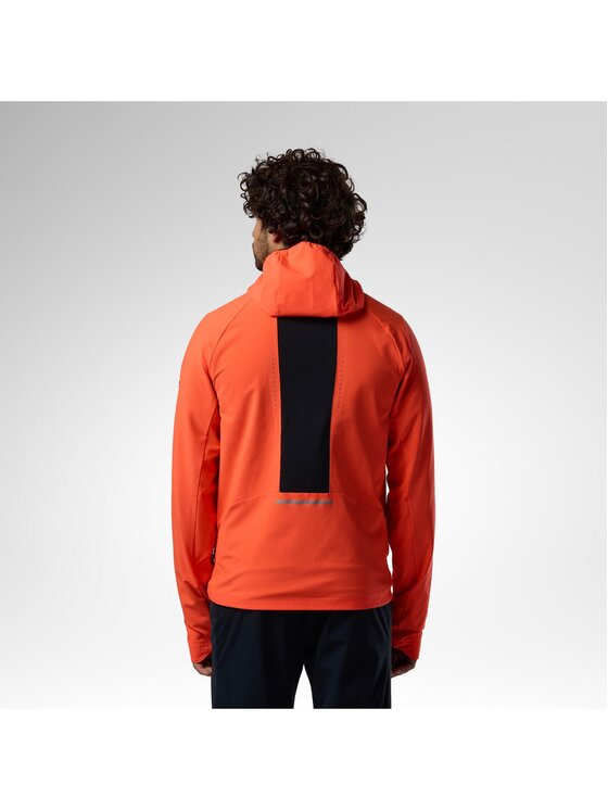 Rossignol Rossignol Kurtka outdoor M Venon Wind Hoodie Jacket Czerwony Slim Fit